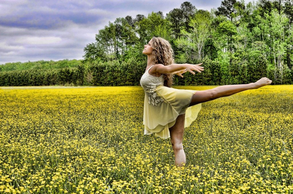 dancer, dance, field