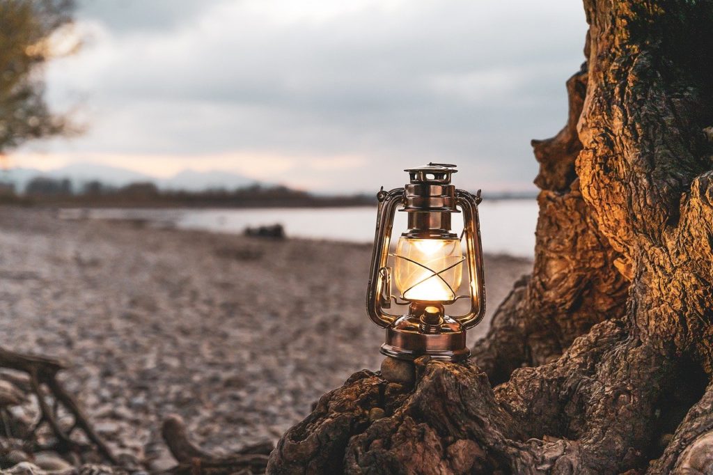 lantern, sea, heaven