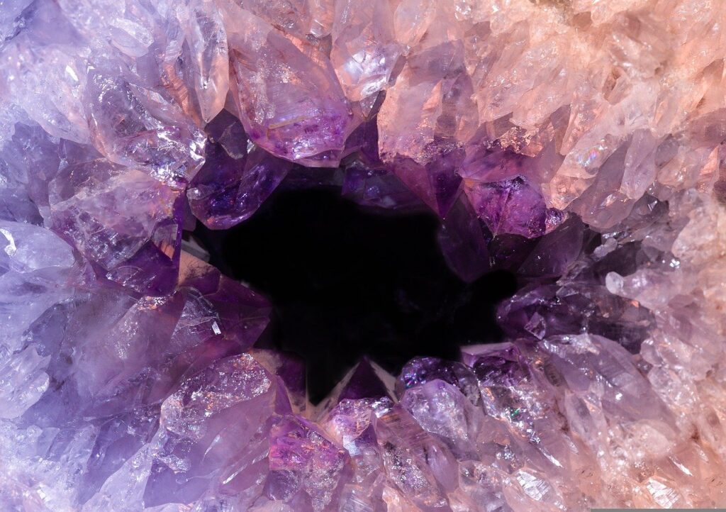 amethyst, crystal, purple