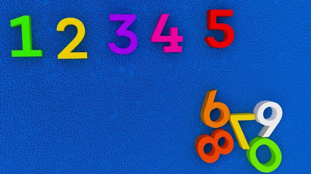 numbers, education, kindergarten